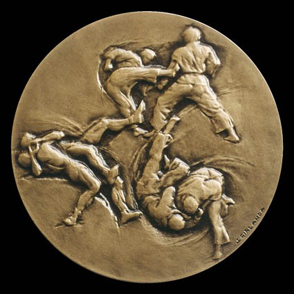 FIJLKAM - Centenario - medaglia coniata 60 mm - 2002